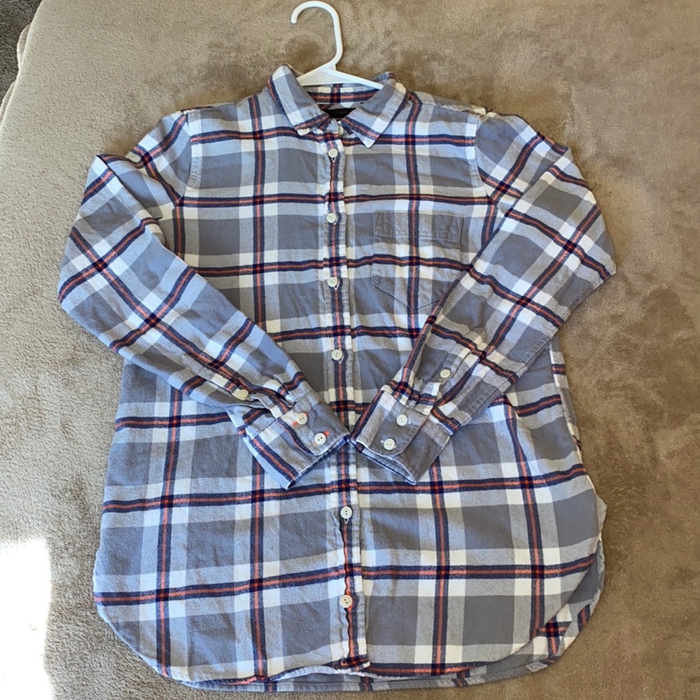 J. Crew Flannel - Grey/Pink - Women’s 2